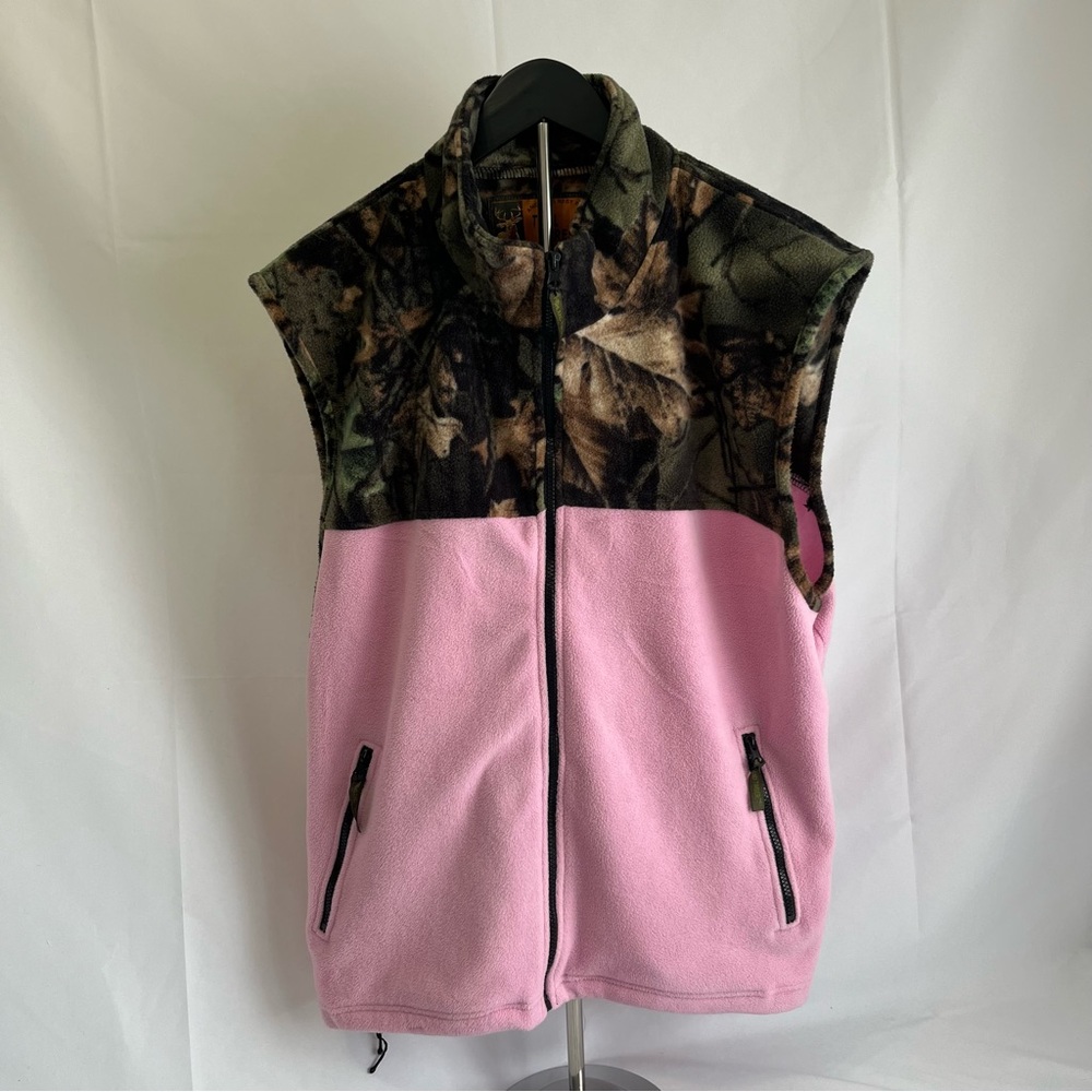 Trail Crest Girly Pink and Camouflage Women’s 2X Vest